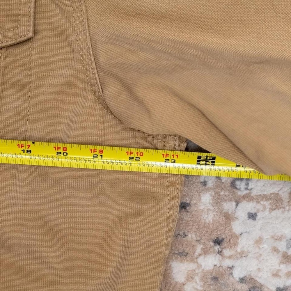 Levis Sherpa Lined Trucker Jacket Tan Canvas Mens XL Vintage Style Coat - Picture 4 of 5